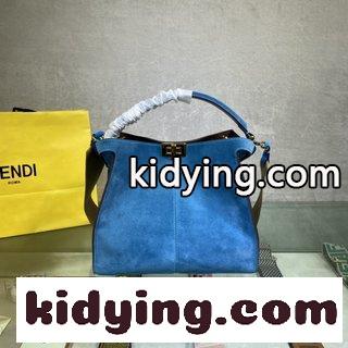 ​フェンディ バッグ 一覧 コピー FENDI F家のpeekabooのアップグレード版ハンドバッグは 柔らかくて小さな牛革です-3