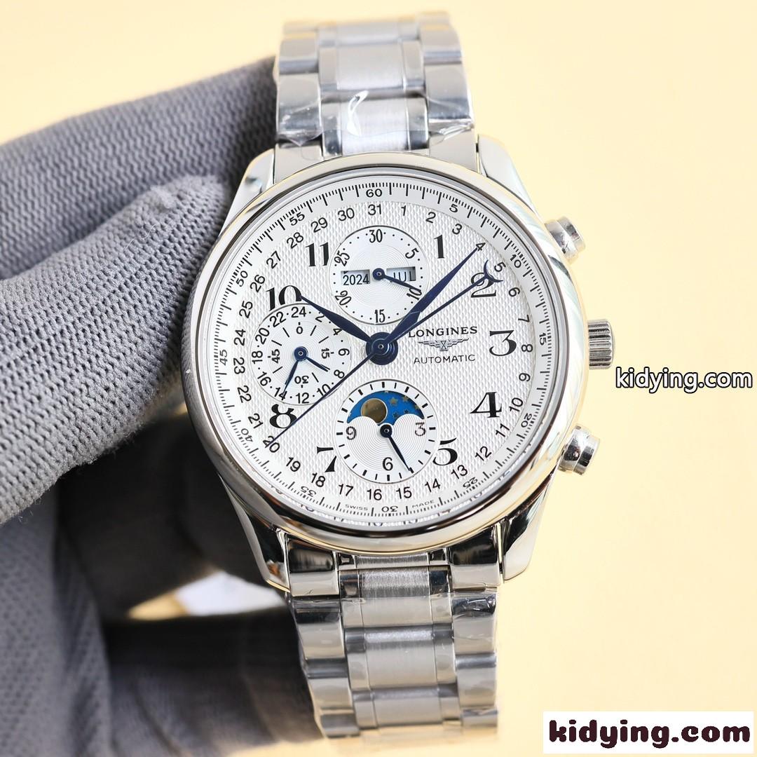 エレガント ロンジン 時計 コピー 人気 多機能 40mm ウォッチ-0