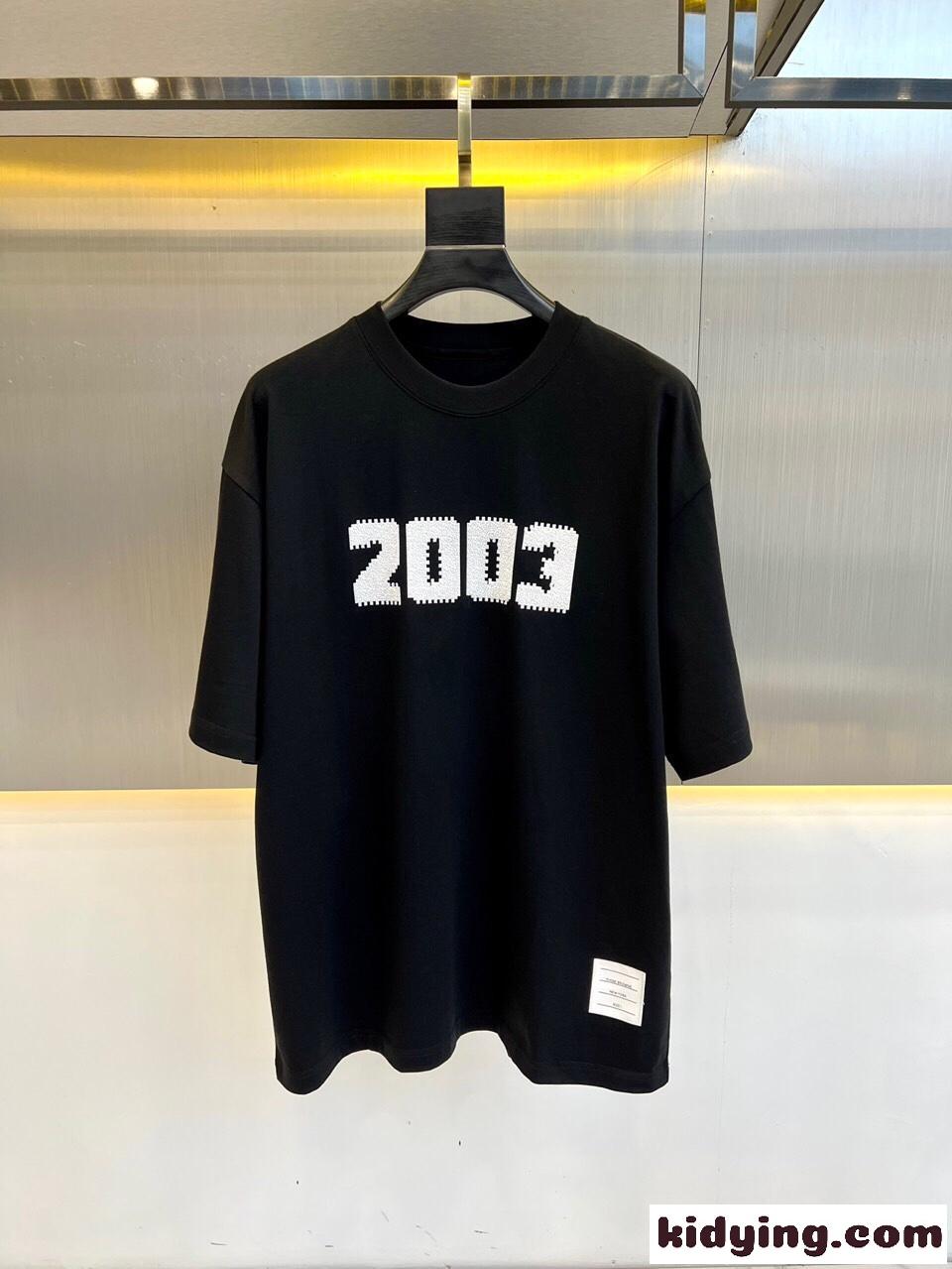 快適 ゆったり トムブラウン 半袖Tシャツ コピー コットンTシャツ ブラック-0