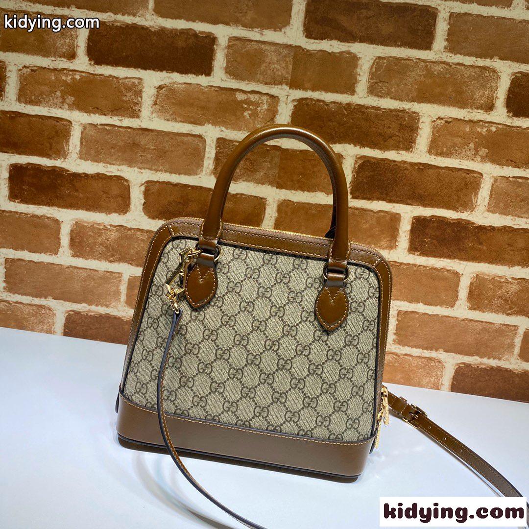 グッチ ホースビット 1955 スモール トップハンドルバッグ グッチ バッグ レディース コピー キャンバス＆レザー-2
