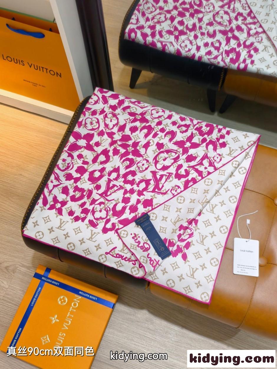 スタイリッシュ ルイ・ヴィトン スカーフ コピー カレ90･LV サファリ-1