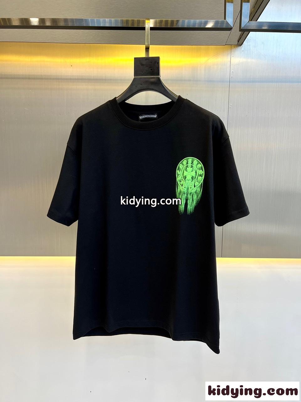 クロムハーツ Tシャツ コピー コットン 半袖Tシャツ カジュアル 定番 ゆったり リラックス-0