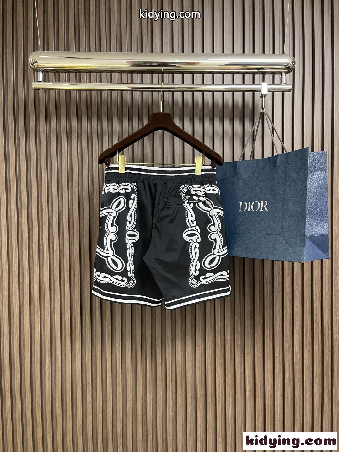 ドルチェ&ガッバーナ パンツ 偽物 大人気 プリント ショートパンツ-1