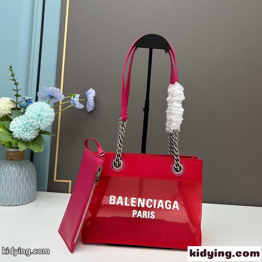 バレンシアガ バッグ コピー DUTY FREE スモールトートバッグ レッド-0