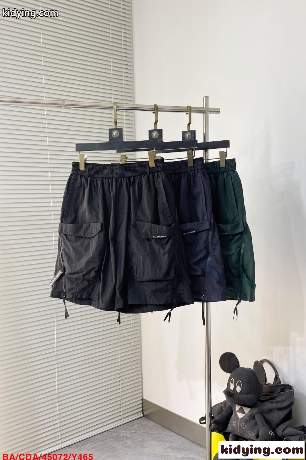 3色あり おしゃれ カジュアル ロゴ メンズ ショートパンツ バレンシアガ パンツ コピー-0