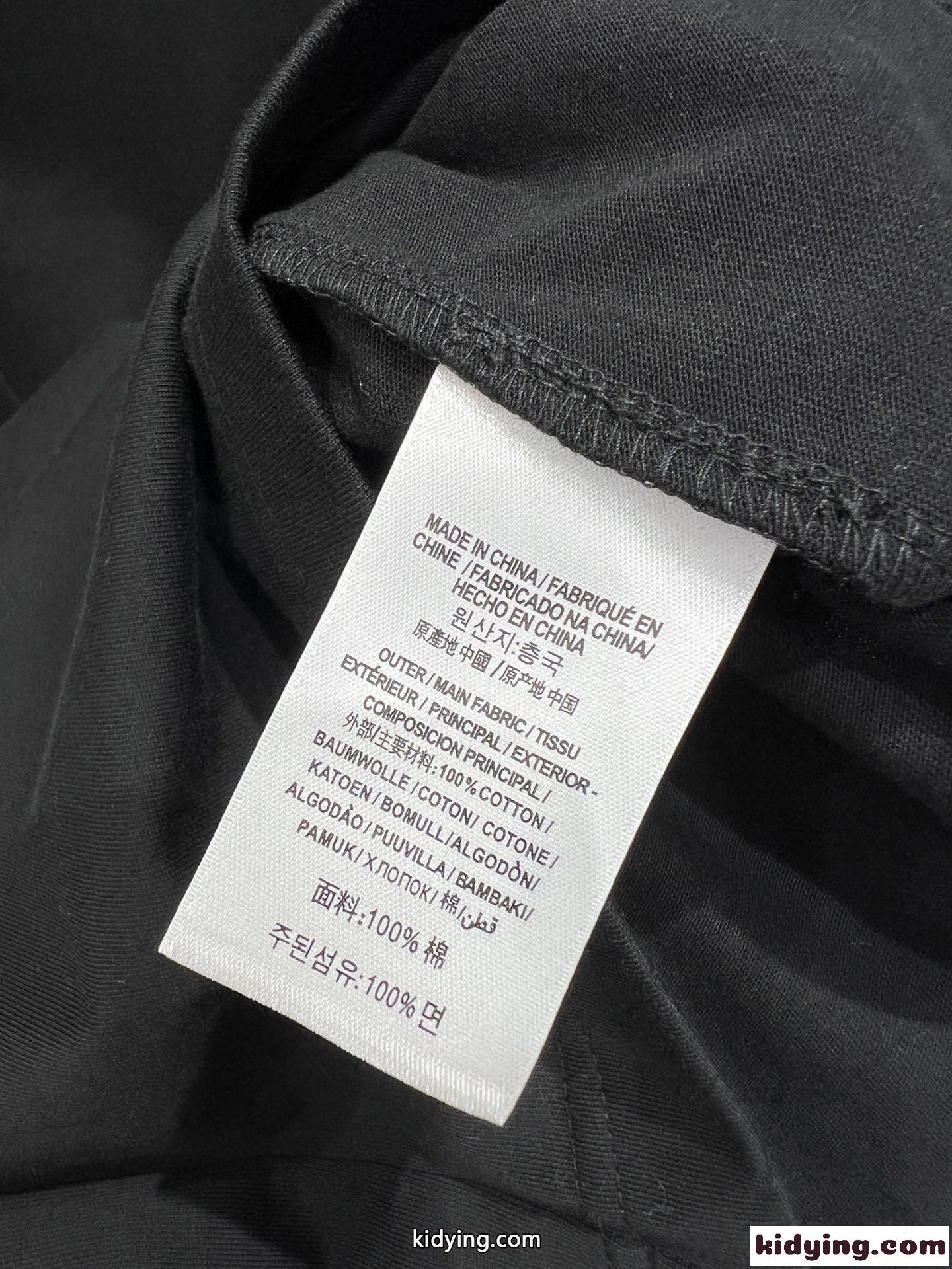 チェックトリム コットン Tシャツドレス バーバリー ワンピース コピー ブラック-4