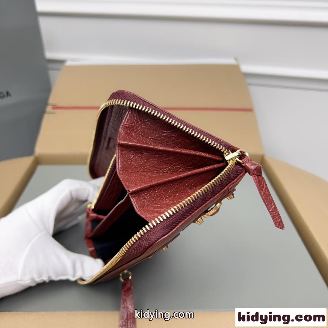 クラシック ラウンドファスナー 長財布 バレンシアガ 財布 コピー-4