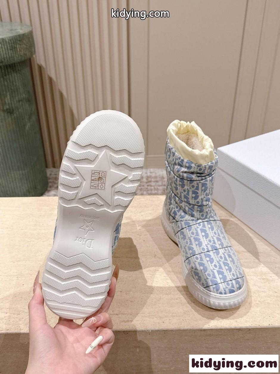 DiorAlps Dior Frost ショートブーツ クリスチャン・ディオール ブーツ コピー ライトブルー-4