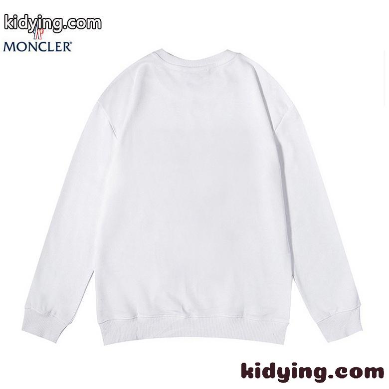 シンプル プリント クルーネック オシャレ モンクレール 長袖tシャツ コピー 着心地いい クルーネック 人気-1