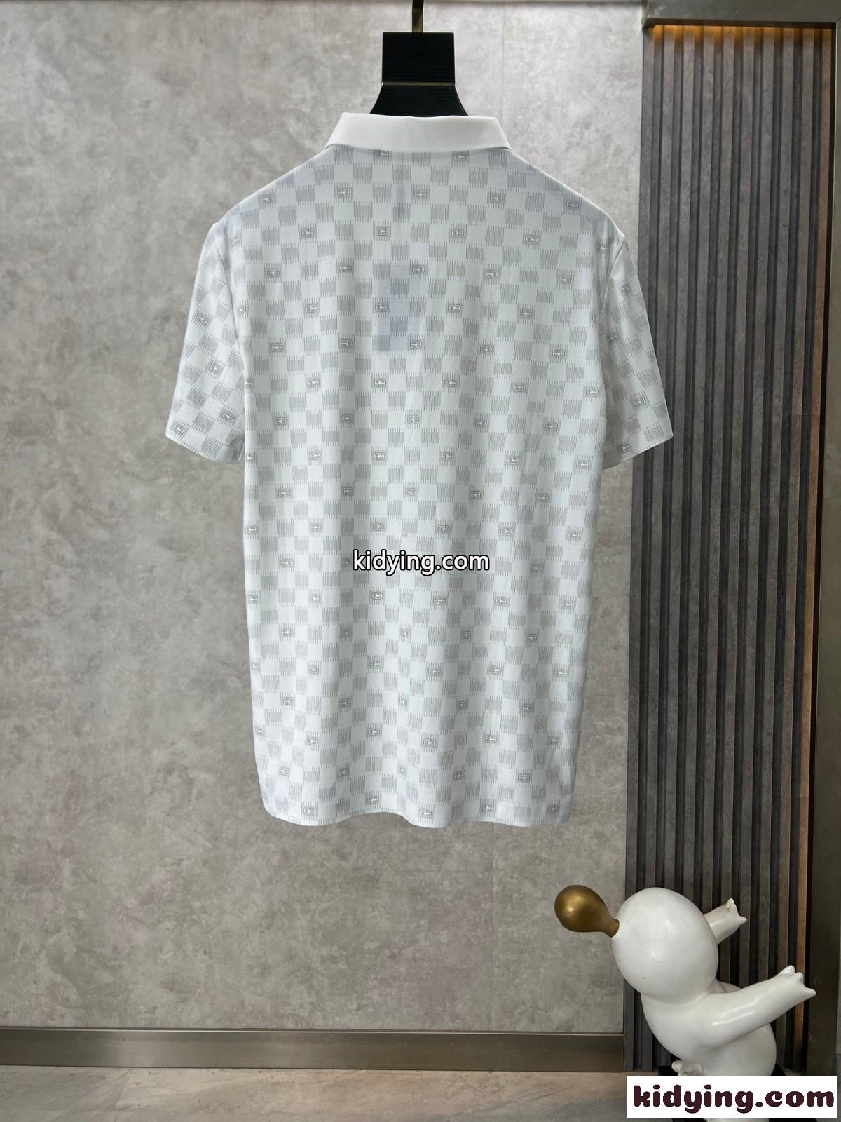 アルマーニ 半袖Tシャツ コピー 春夏 メンズ アイスシルク ポロシャツ ホワイト-2