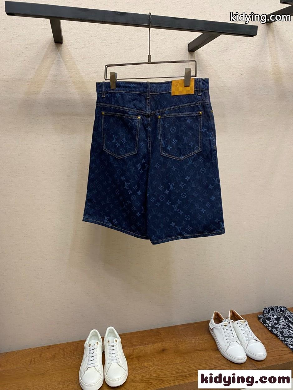 モノグラム･デニム ショートパンツ ルイ・ヴィトン パンツ コピー メンズ-2