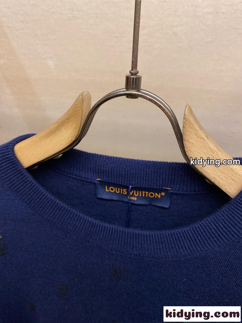 LV ブラゾン ロングスリーブクルーネック ルイ・ヴィトン セーター コピー-1