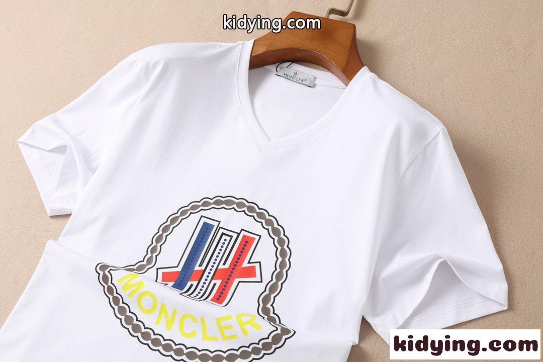 モンクレール tシャツ コピー 半袖 クルーネック トップス おしゃれ カジュアル ロゴ入り プリント-4