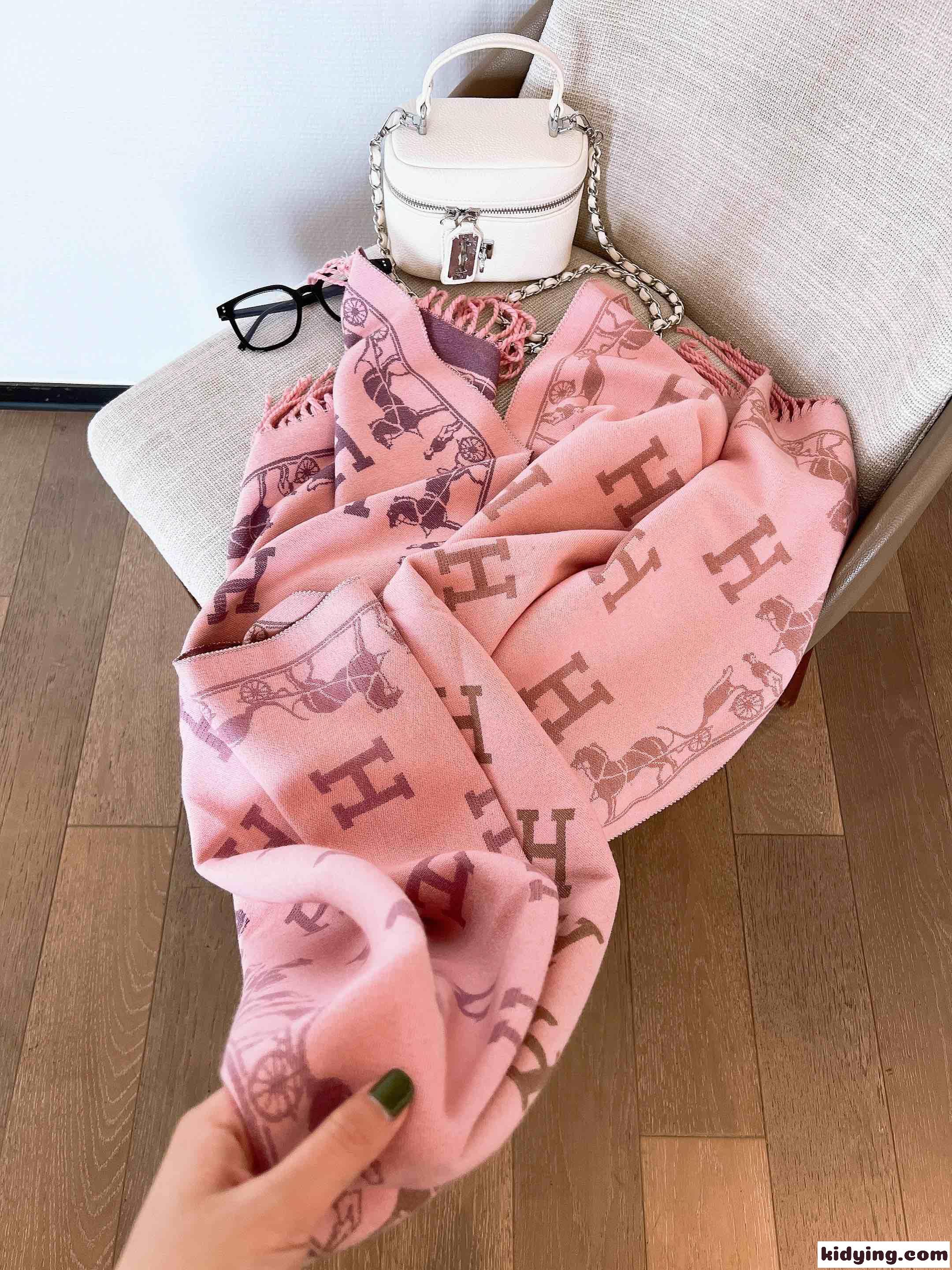 65*180cm ストール ロゴ 上品 エルメス スカーフ コピー レディース-4