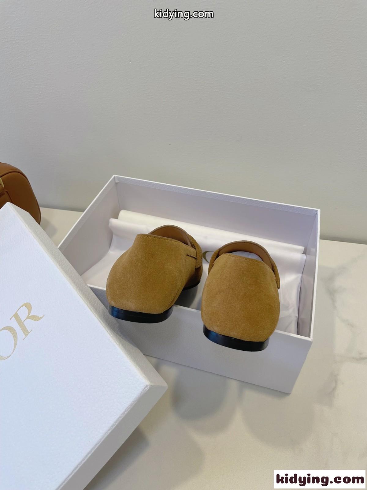 洗練された Dior Boy ローファー クリスチャン・ディオール シューズ コピー ブラウン-3