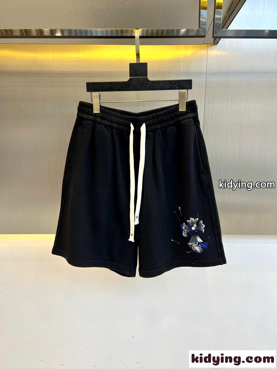 春夏 カジュアル ショートパンツ クロムハーツ パンツ コピー ブラック-0