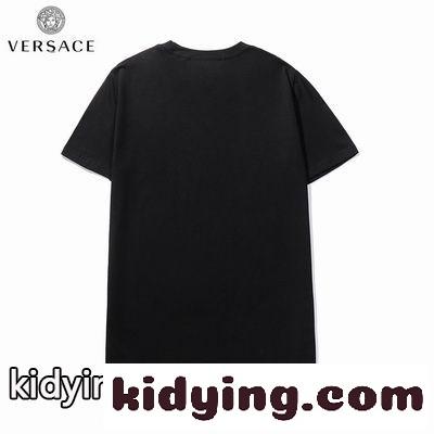 ヴェルサーチェ 半袖Tシャツ コピー ヴェルサーチェ 半袖Tシャツ コピー 定番 レディース 人気 トップス Xクルーネック コットン 着心地いい-1