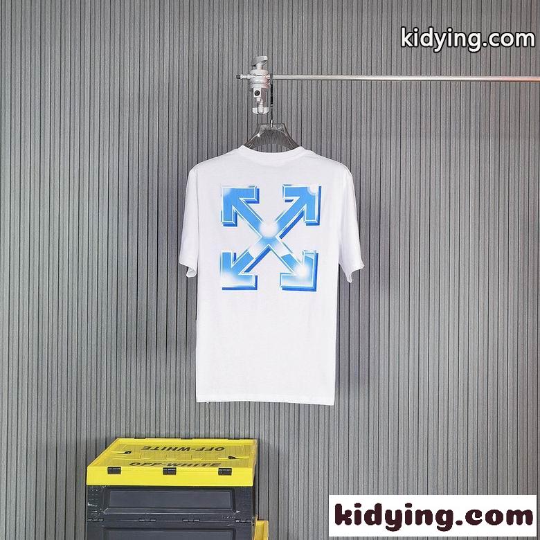 定番 春夏 合わせやすい カジュアル ロゴ プリント クルーネック オフホワイト tシャツ コピー 半袖-4