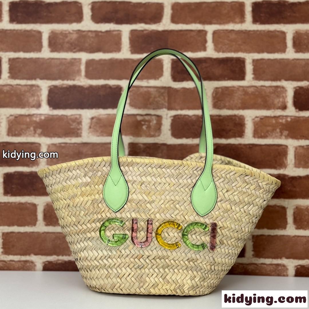 GUCCI ロゴ スモール ストロー トートバッグ グッチ バッグ スーパーコピー 779524-0