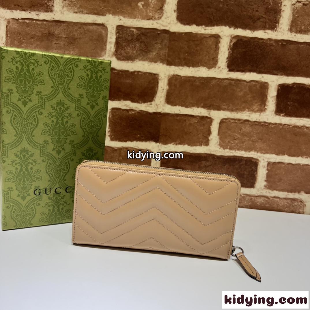 ダブルG キルティング ジップアラウンドウォレット グッチ 財布 コピー 長財布-2
