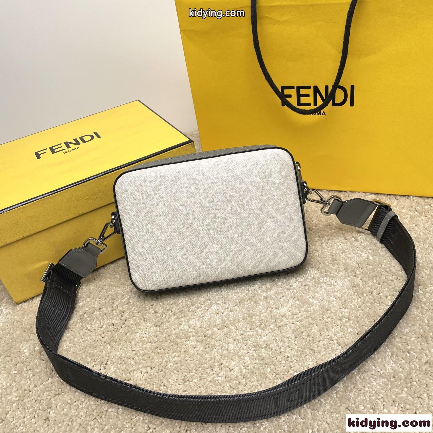 FENDI マルチカラーレザー カメラケース フェンディ バッグ 人気 コピー メンズ ショルダーバッグ-2