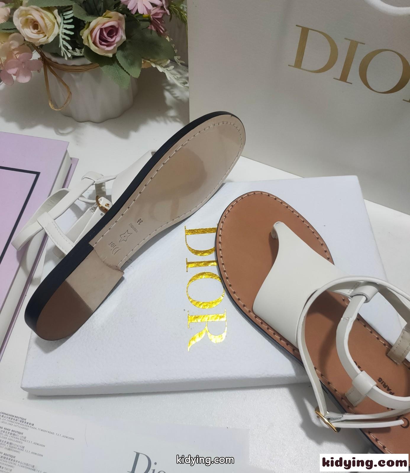 Dioriviera Dior Sun ビーチサンダル クリスチャン・ディオール サンダル コピー ホワイト-1