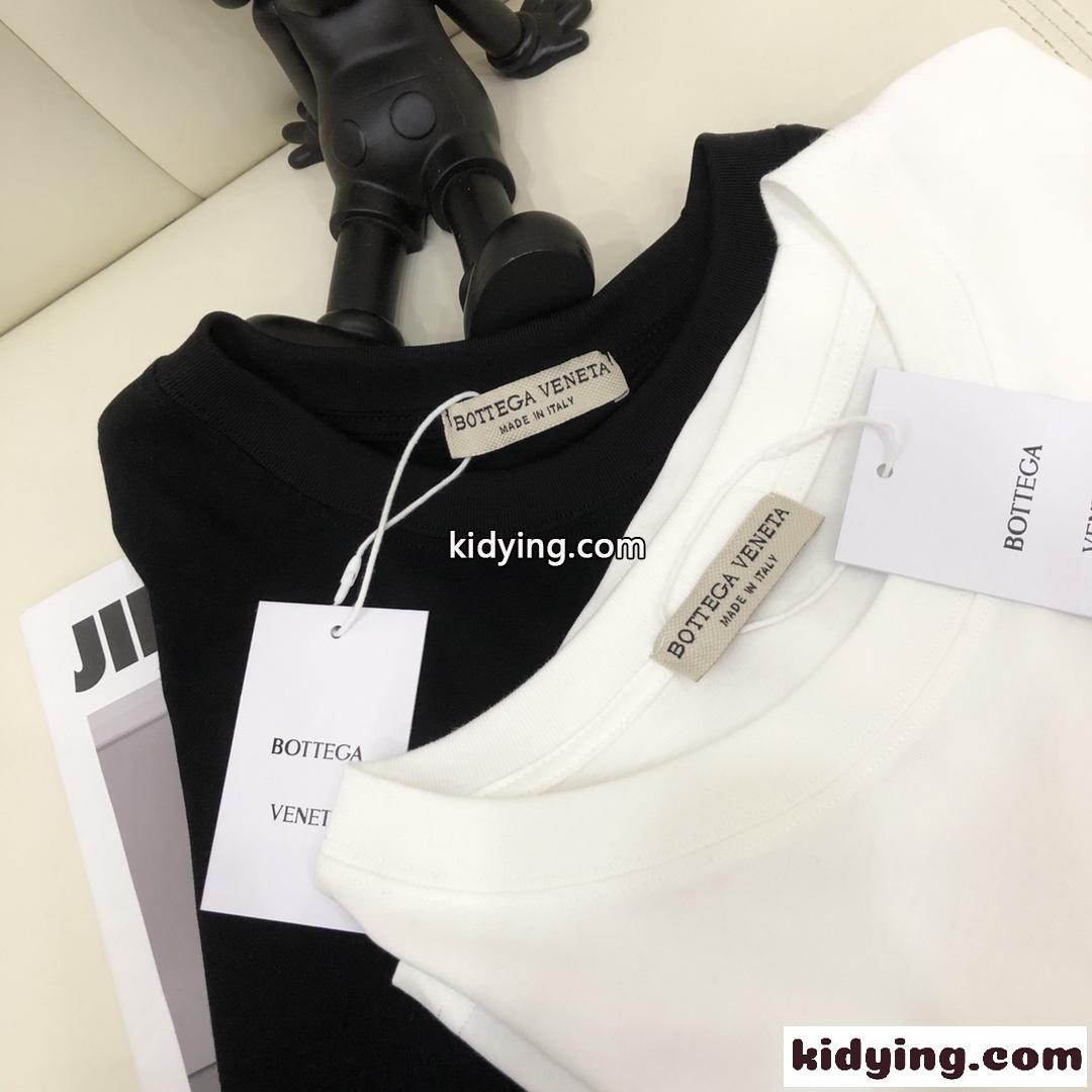 ベーシック 高級感 春夏 新作 合わせやすい ラウンドネック 半袖 ボッテガヴェネタ tシャツ コピー レディース-4