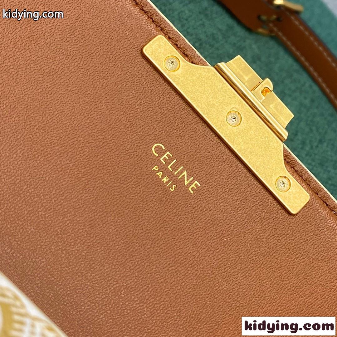 セリーヌ バッグ コピー レディース 定番 人気 トリオンフキャンバス ショルダーバッグ-4