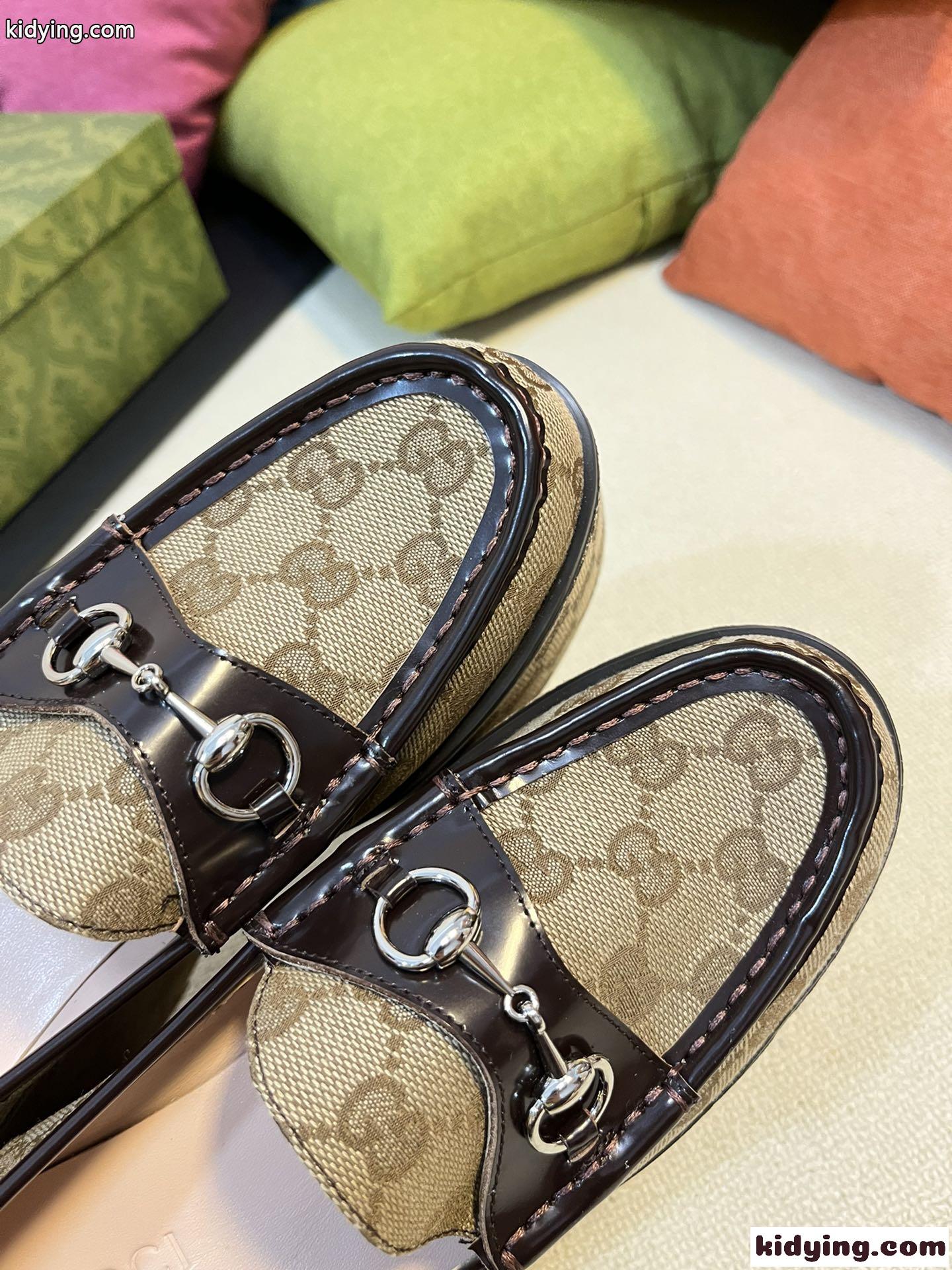 グッチ シューズ コピー GUCCI ホースビット ウィメンズ プラットフォーム ローファー-4