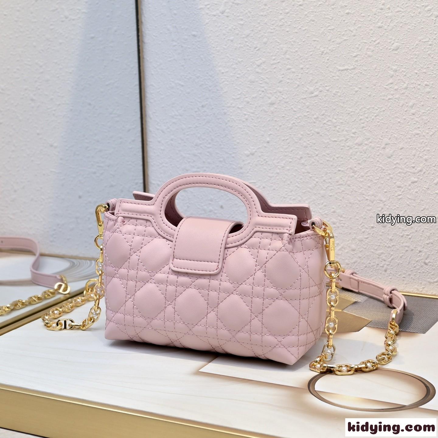 Dior Jolie トップハンドル ミニバッグ クリスチャン・ディオール バッグ コピー ピンク-2