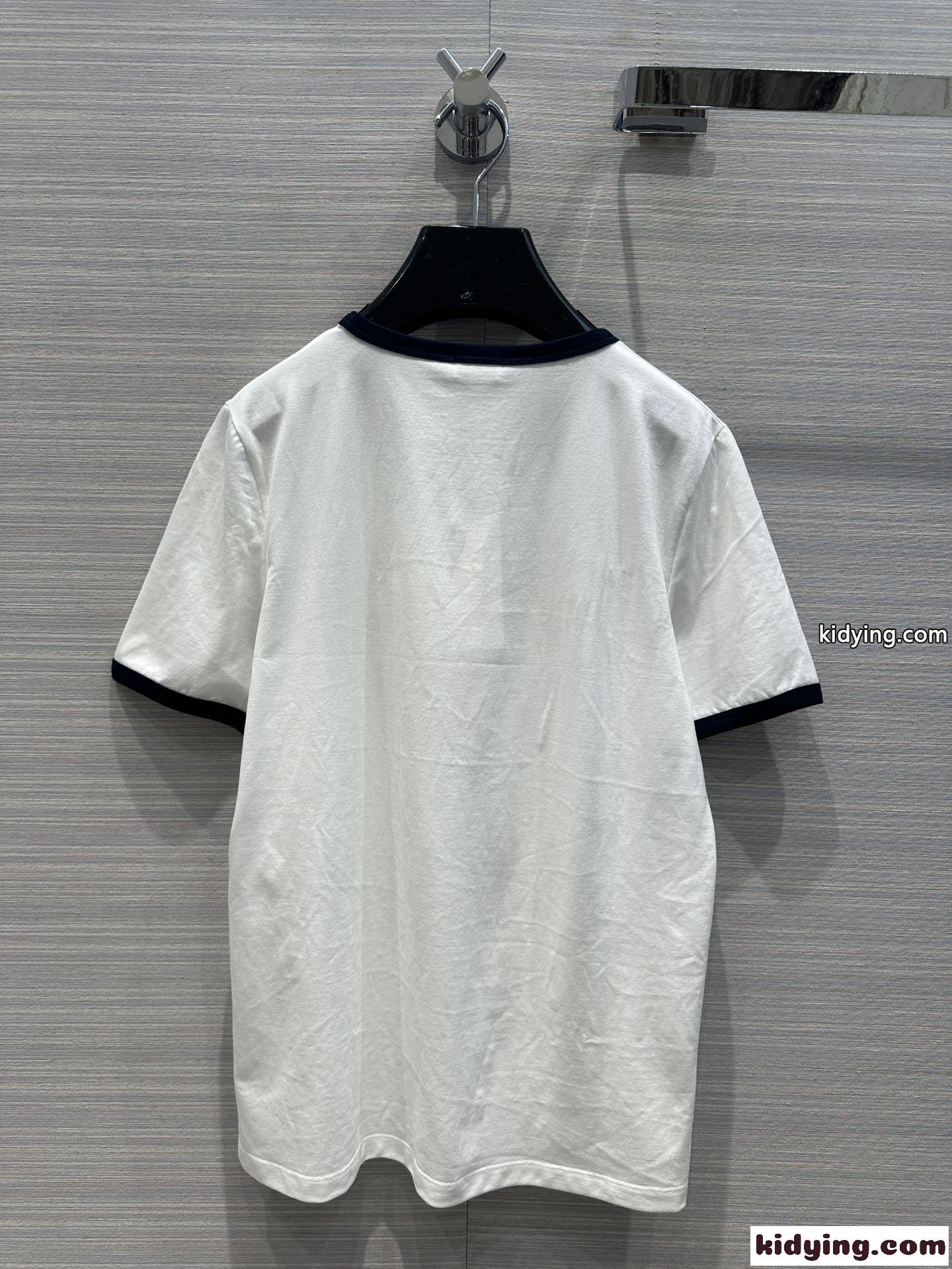 ハートトリオンフ 半袖Tシャツ セリーヌ Tシャツ コピー コットン-5
