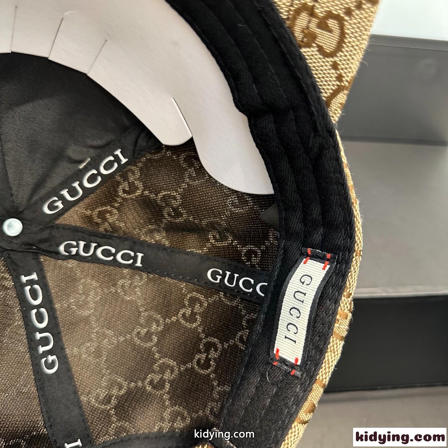 ユニセックス GG ベースボールキャップ グッチ キャップ 偽物 カーキ-4
