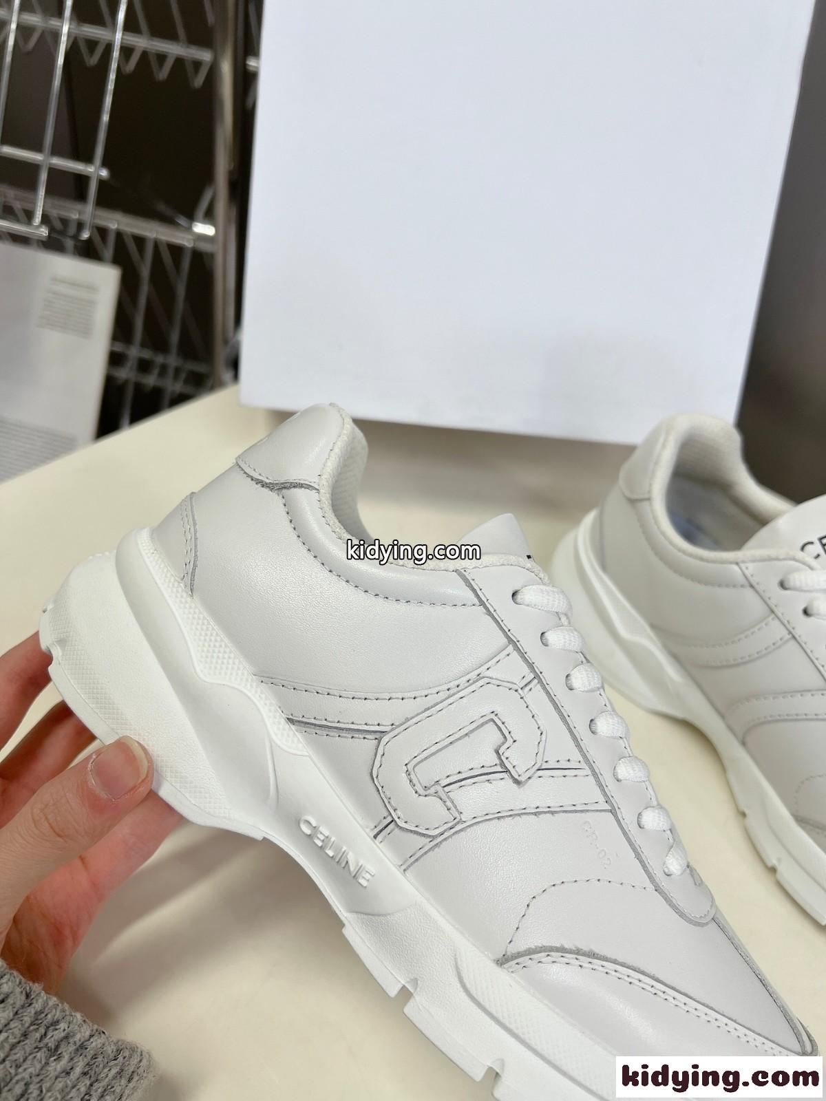 セリーヌ スニーカー 偽物 CELINE ランナー CR-02 レースアップ ロースニーカー-3