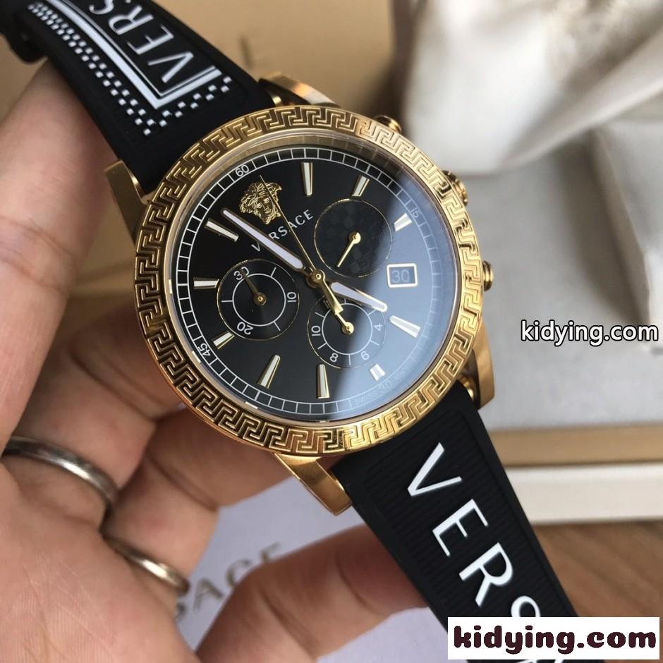 メドゥーサ グレカ タイムピース ヴェルサーチ 腕時計 偽物 ウォッチ 40mm-0