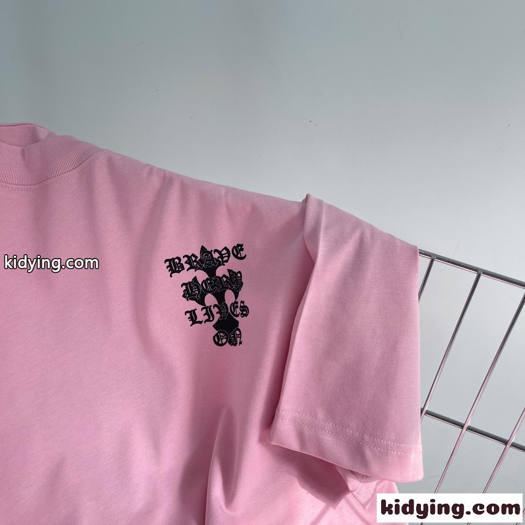 おしゃれ トレンド ビッグシルエット クロムハーツ 半袖Tシャツ コピー ロゴ 定番 合わせやすい-1