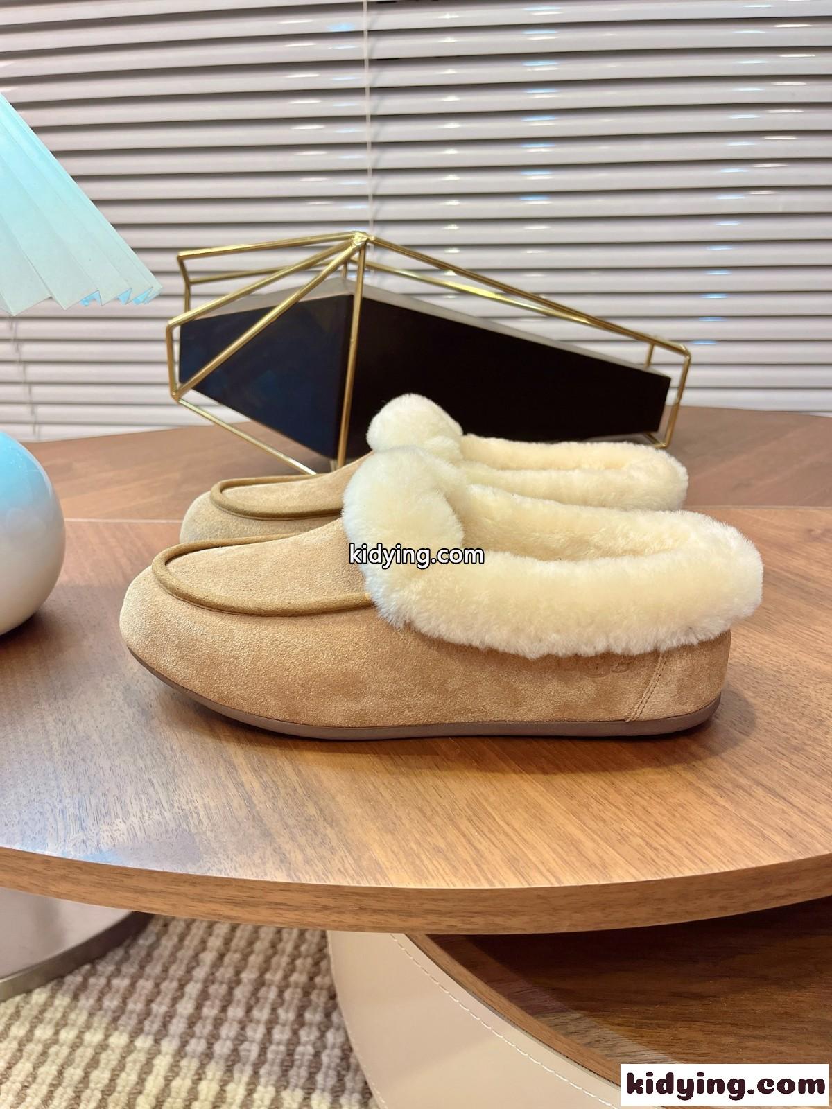 シンプル UGG スエード ムートン シューズ アグ モカシン スーパーコピー-2