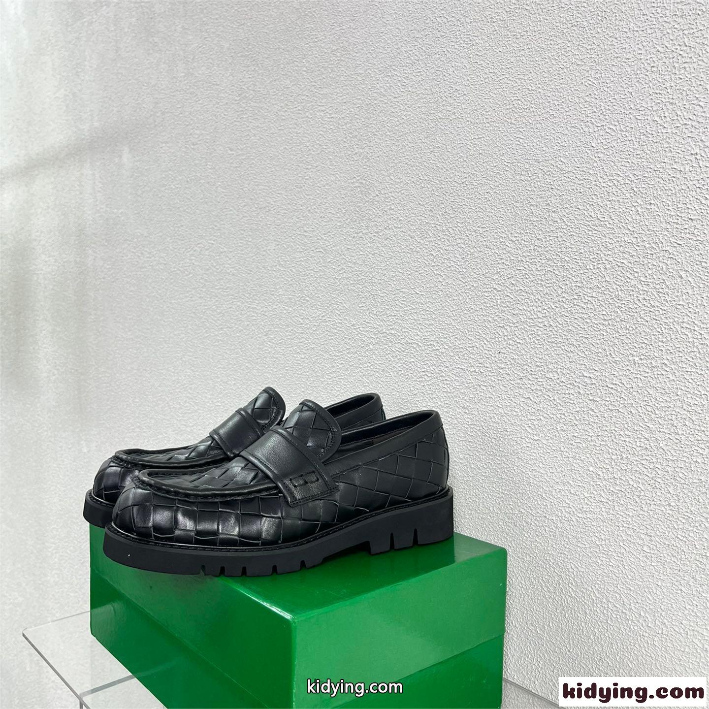 ボッテガ・ヴェネタ シューズ スーパーコピー メンズ 上品 ハドック ローファー-0