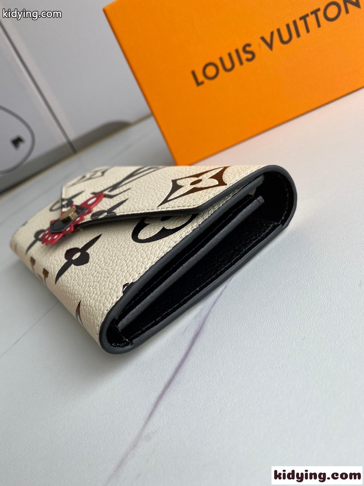 ルイヴィトン 財布 コピー モノグラム・アンプラント LVクラフティ ポルトフォイユ・サラ M69514 ホワイト-2