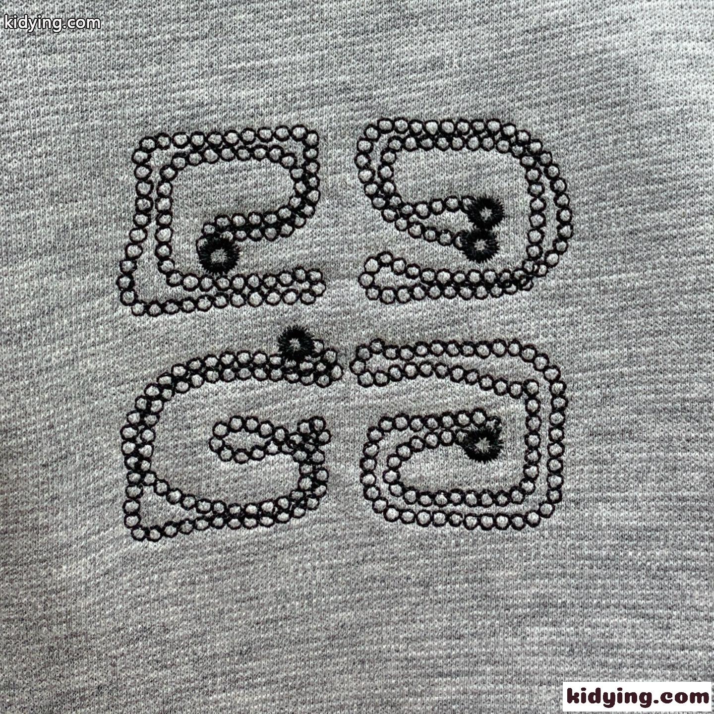 お洒落 重ね着風 スウェットシャツ ジバンシィ Tシャツ コピー グレー-1