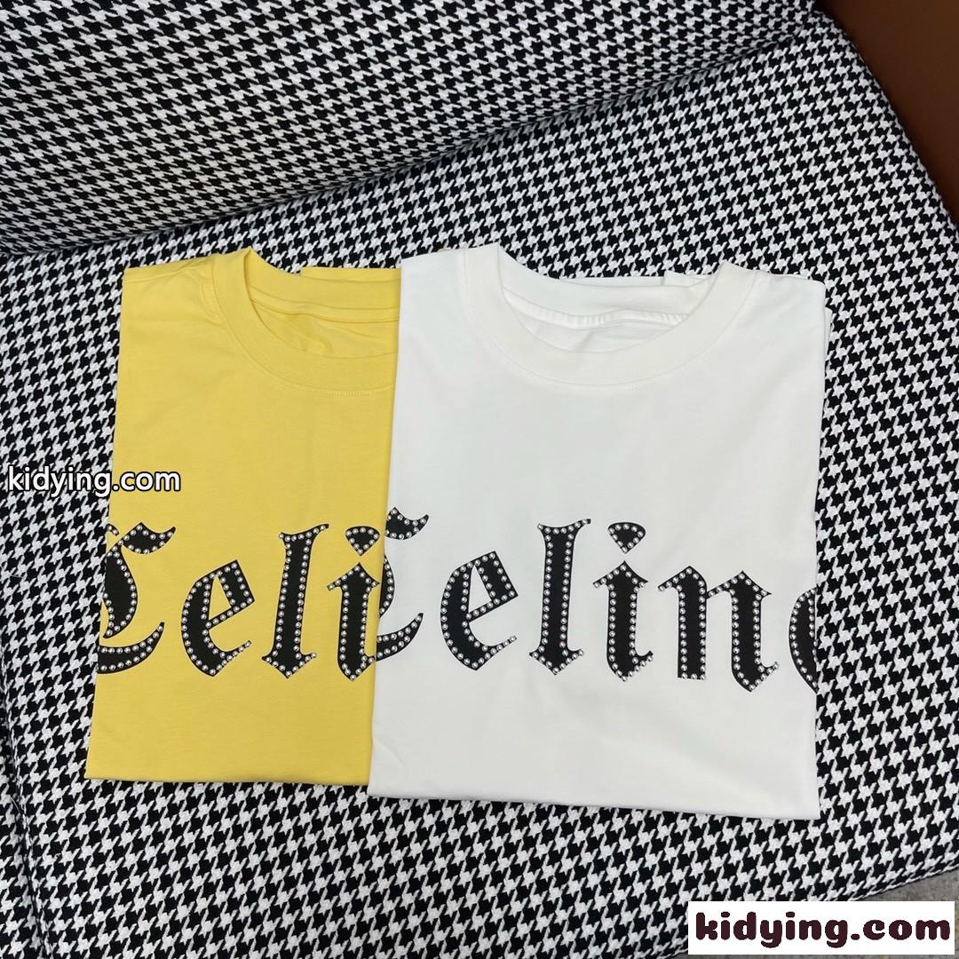人気 新作 ゆったり カジュアル 体型カバー セリーヌ tシャツ コピー 柔らかい 快適 レディース ファッション-3
