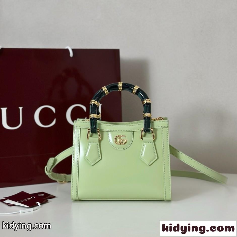 GUCCI ダイアナ スモール トートバッグ グッチ スーパーコピー 832936 ライトグリーン-0
