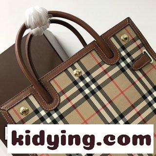 バーバリー バッグ 印象 コピー トップグリップハンドで持ったり 取り外し可能なストラップで肩掛けスタイルを作ったりできます-2