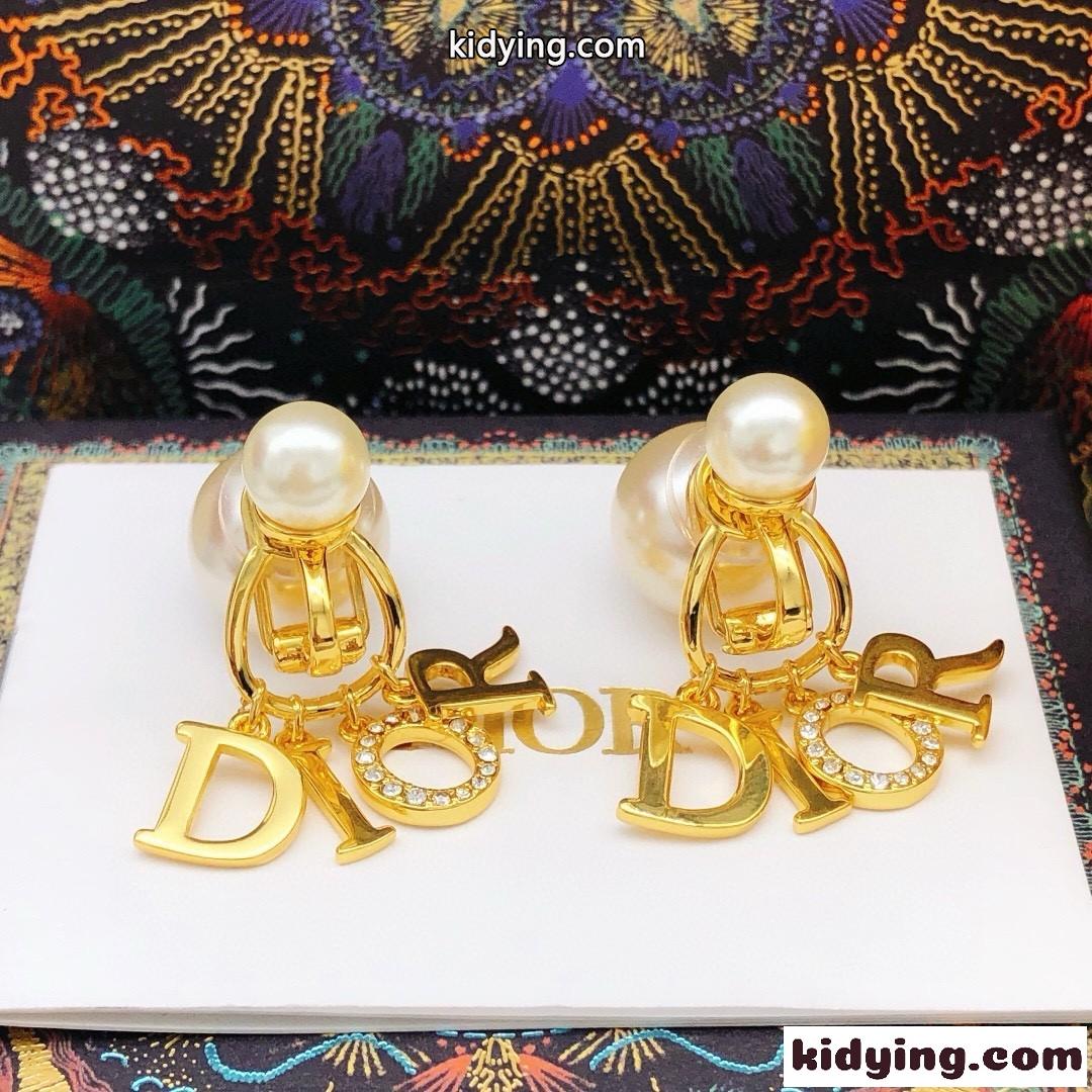 Dior Tribales クリップイヤリング クリスチャン・ディオール ピアス 偽物 ゴールド-3