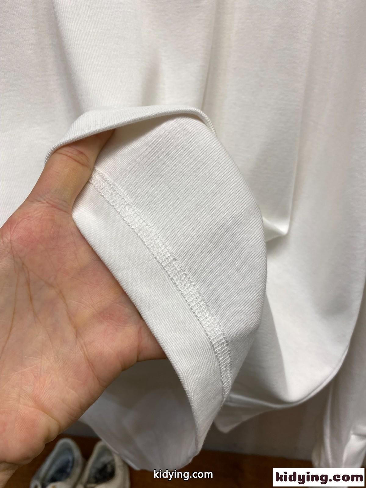 オーバーサイズフィット ロングスリーブTシャツ ロエベ Tシャツ コピー ホワイト-3