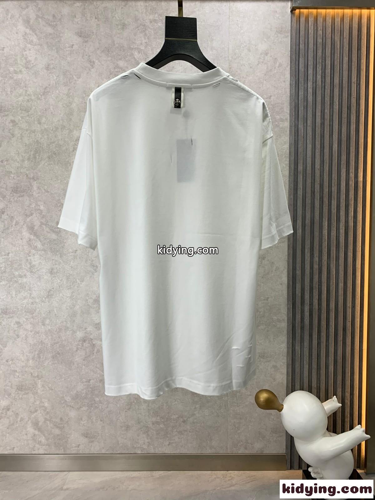 シンプル 着回し クルーネック クロムハーツ Tシャツ コピー 半袖 トップス-2