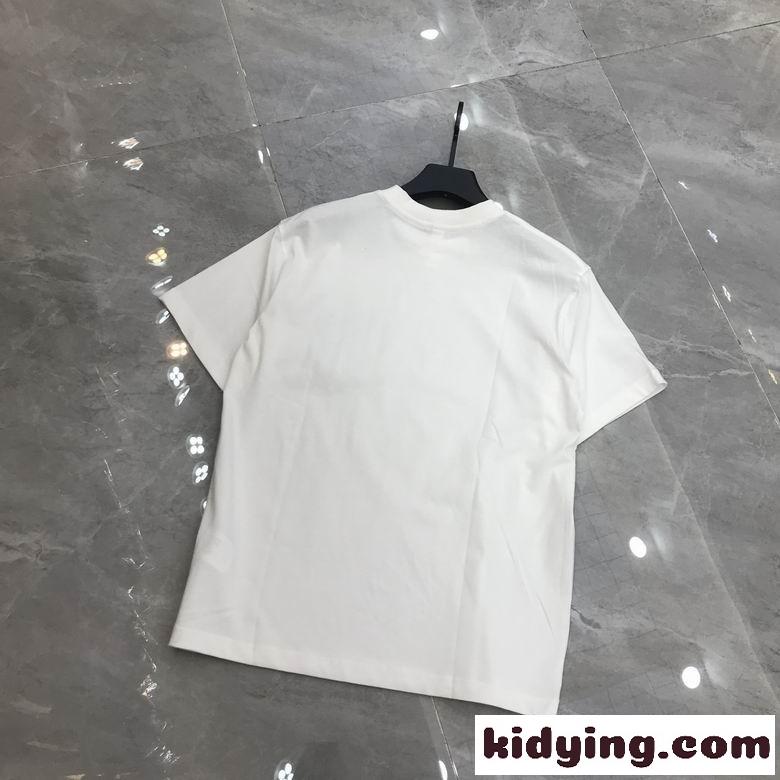 合わせやすい 人気 オシャレ 柔らかい 着心地いい カジュアル クルーネック ロゴ クロムハーツ 半袖Tシャツ コピー-3