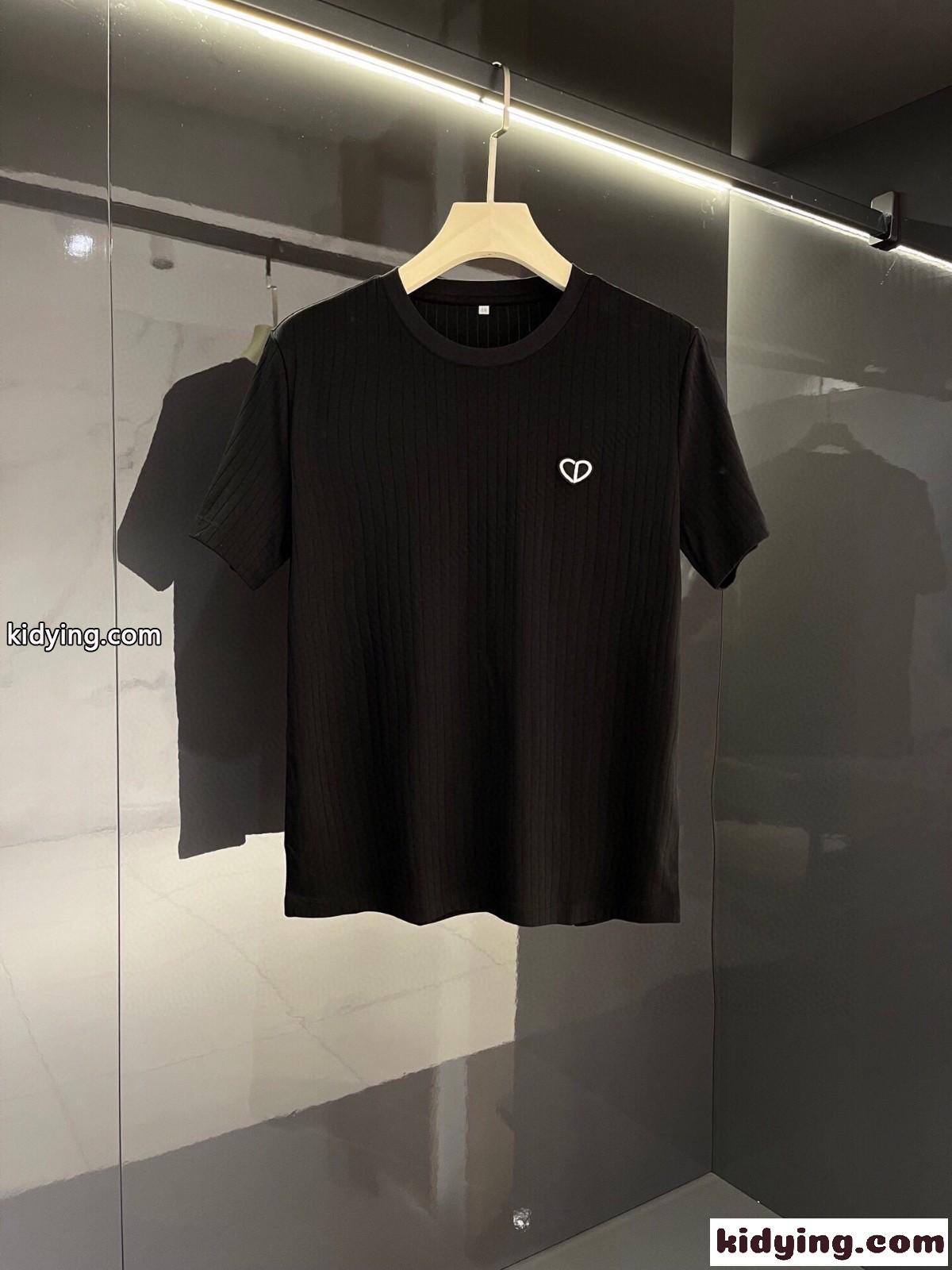 春夏 コットン 快適 ロゴ 刺繍 クリスチャン・ディオール tシャツ コピー 半袖 クルーネック-2