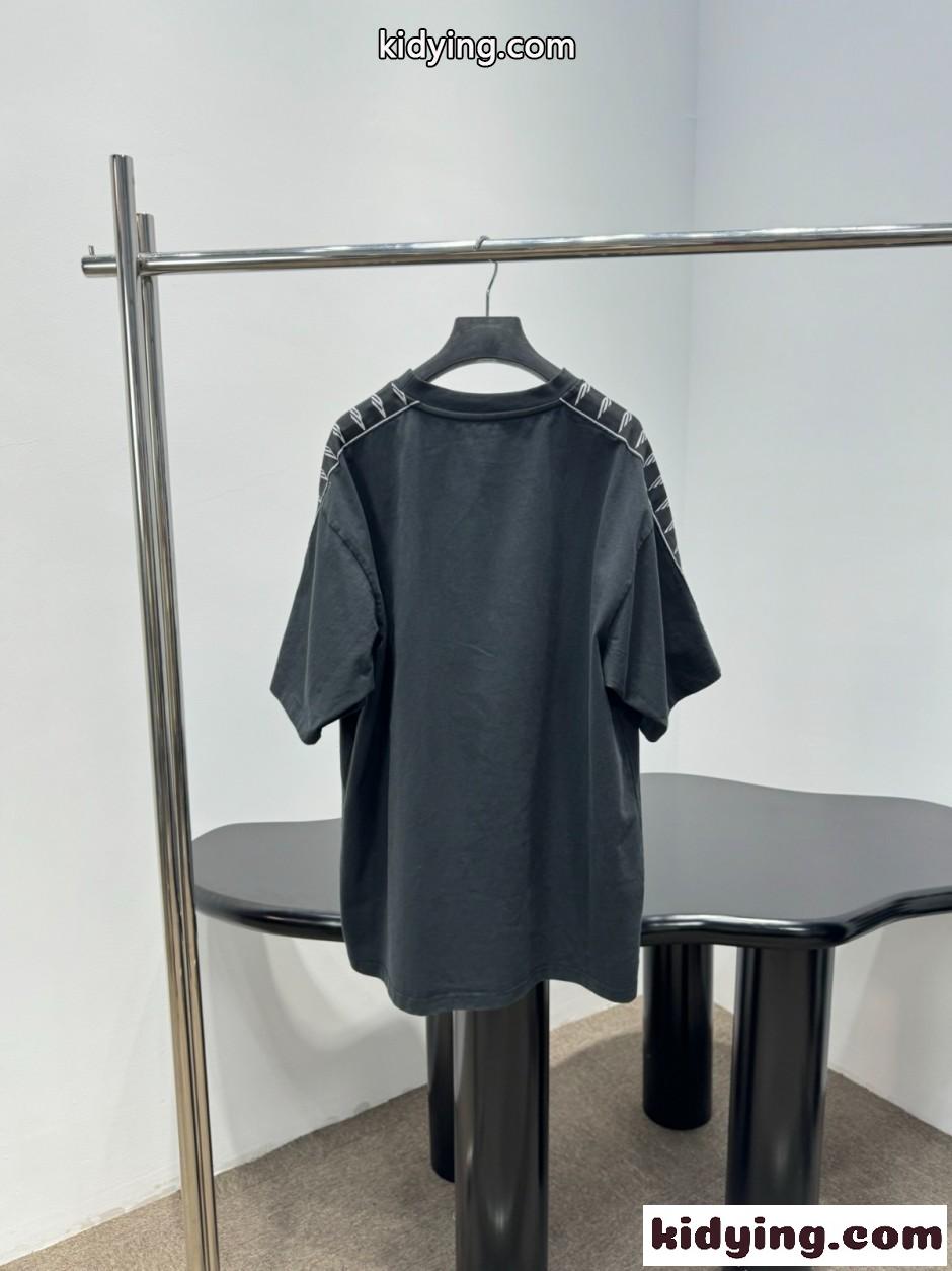 3B スポーツアイコン サイドライン オーバーサイズ Tシャツ バレンシアガ コピー-2