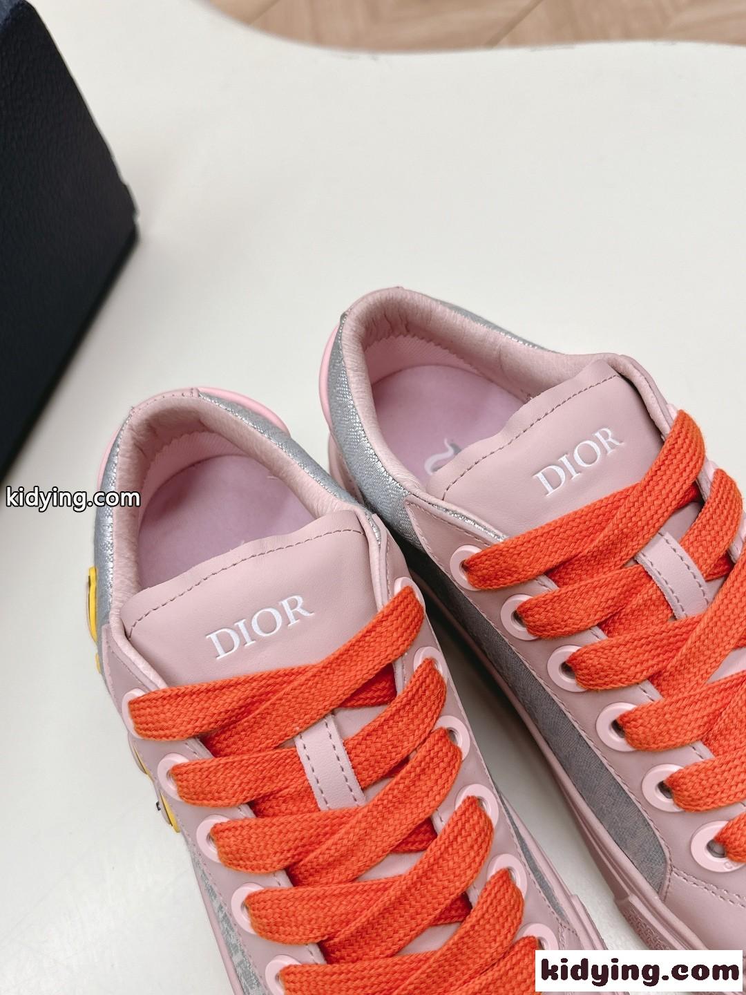限定~DIOR AND KAWS B33 スピンスニーカー スーパーコピー ピンク-2