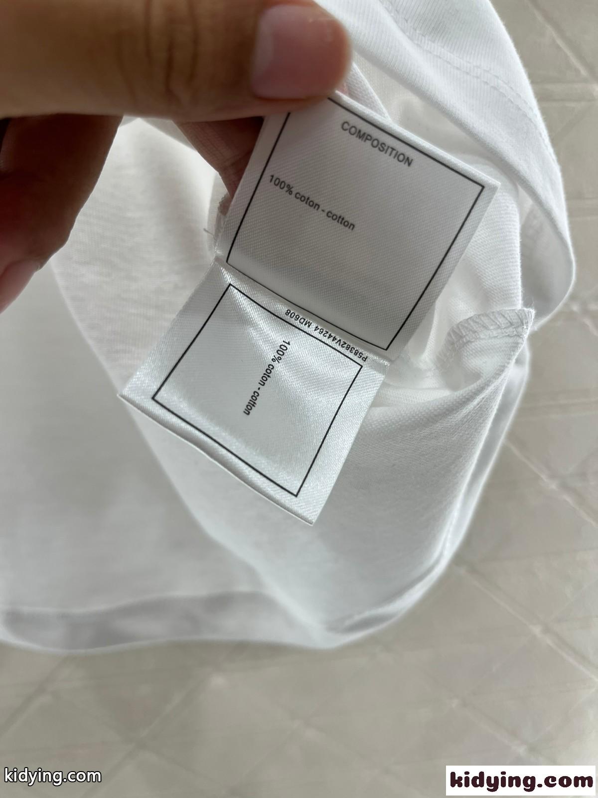 人気 スパンコール ロゴ シャネル Tシャツ コピー コットン 半袖Tシャツ-4